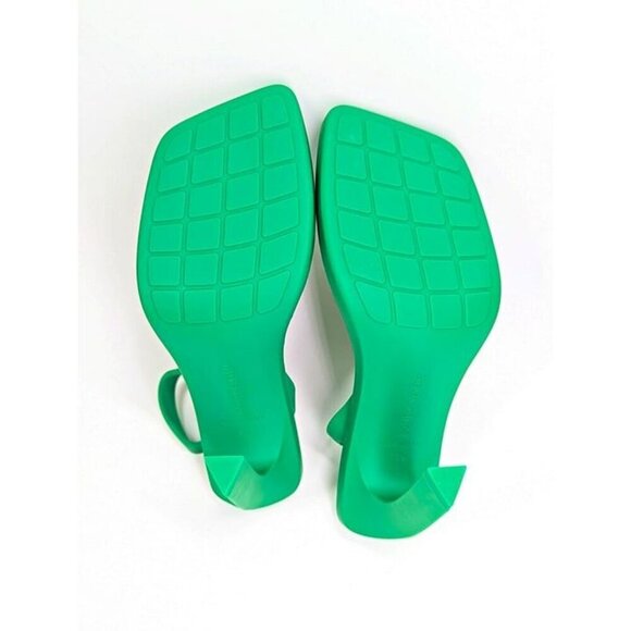 Bottega Veneta Jimbo Women's Slingback Rubber Heeled Sandals Size 38 (MSRP $890) - Picture 10 of 12